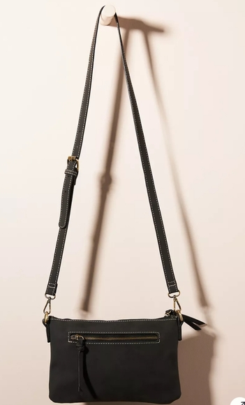 Anthropologie/Shiraleah Blair black crossbody bag - Picture 2 of 7